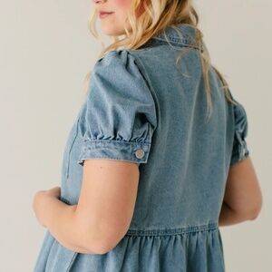 Cutest Tiered Denim Dress!